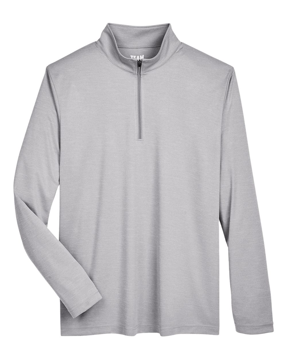 Team 365 Men's Zone Sonic Heather Performance Quarter-Zip - Athletic Heather