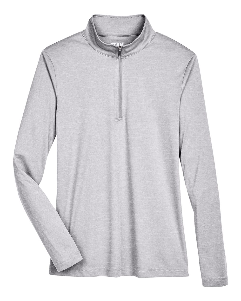 Team 365 Ladies' Zone Sonic Heather Performance Quarter-Zip - Athletic Heather