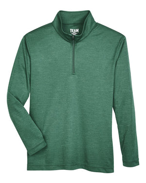 Team 365 Youth Zone Sonic Heather Performance Quarter-Zip