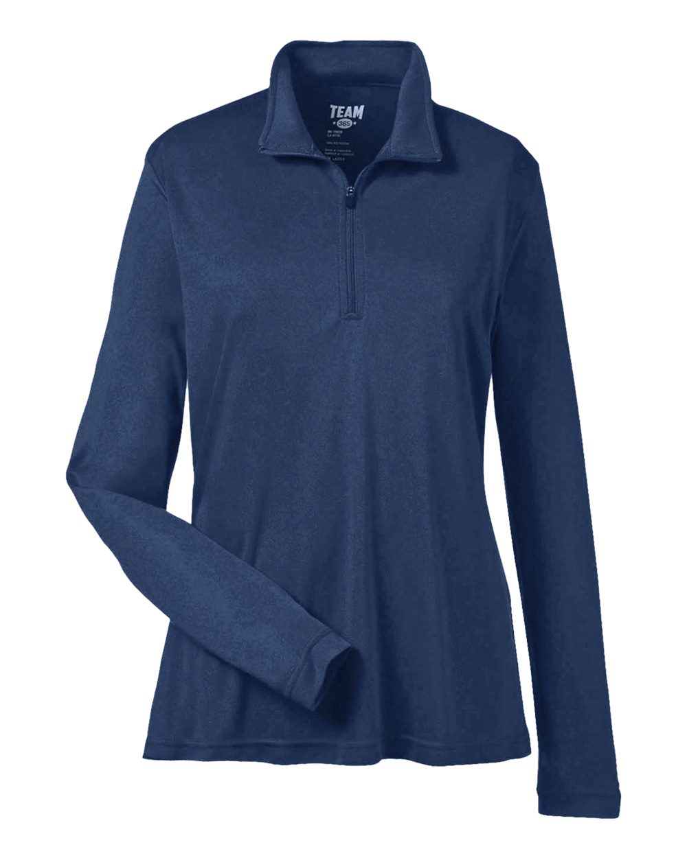 Team 365 Ladies Zone Performance Quarter-Zip - Sport Dark Navy