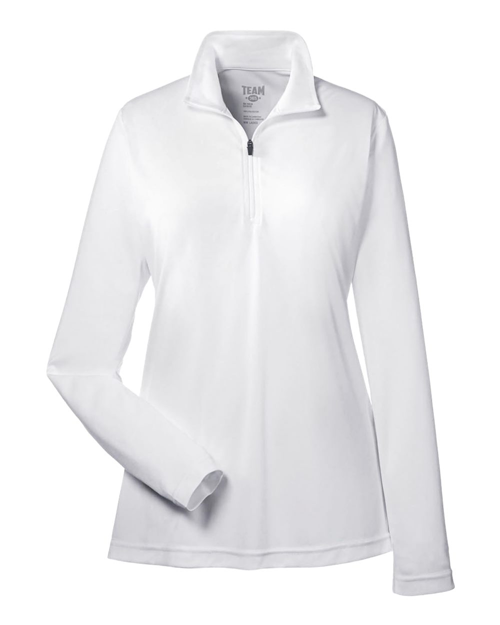 Team 365 Ladies Zone Performance Quarter-Zip - White