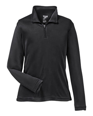 Team 365 Youth Zone Performance Quarter-Zip - Black