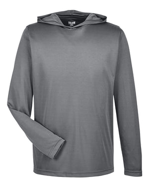 Team 365 Men's Zone Performance Hooded T-Shirt - Sport Graphite