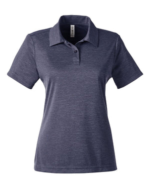 Team 365 Ladies' Zone Sonic Heather Performance Polo - Sport Dark Navy Heather