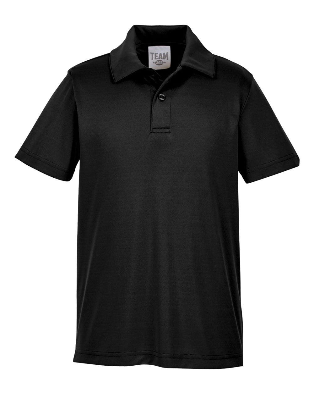 Team 365 Youth Zone Performance Polo - Black