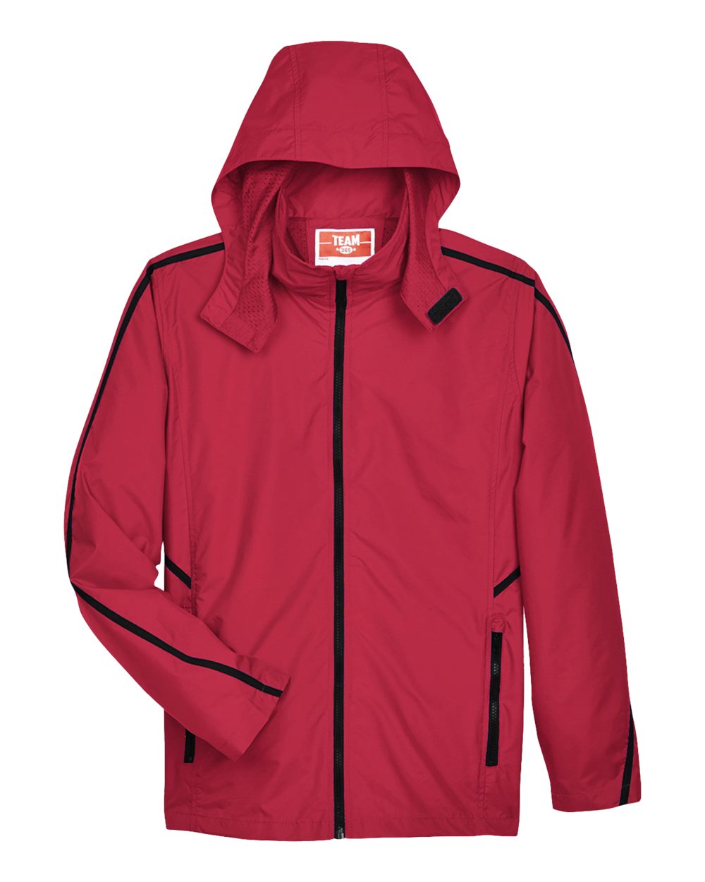 Team 365 Adult Conquest Jacket with Mesh Lining - Sport Red
