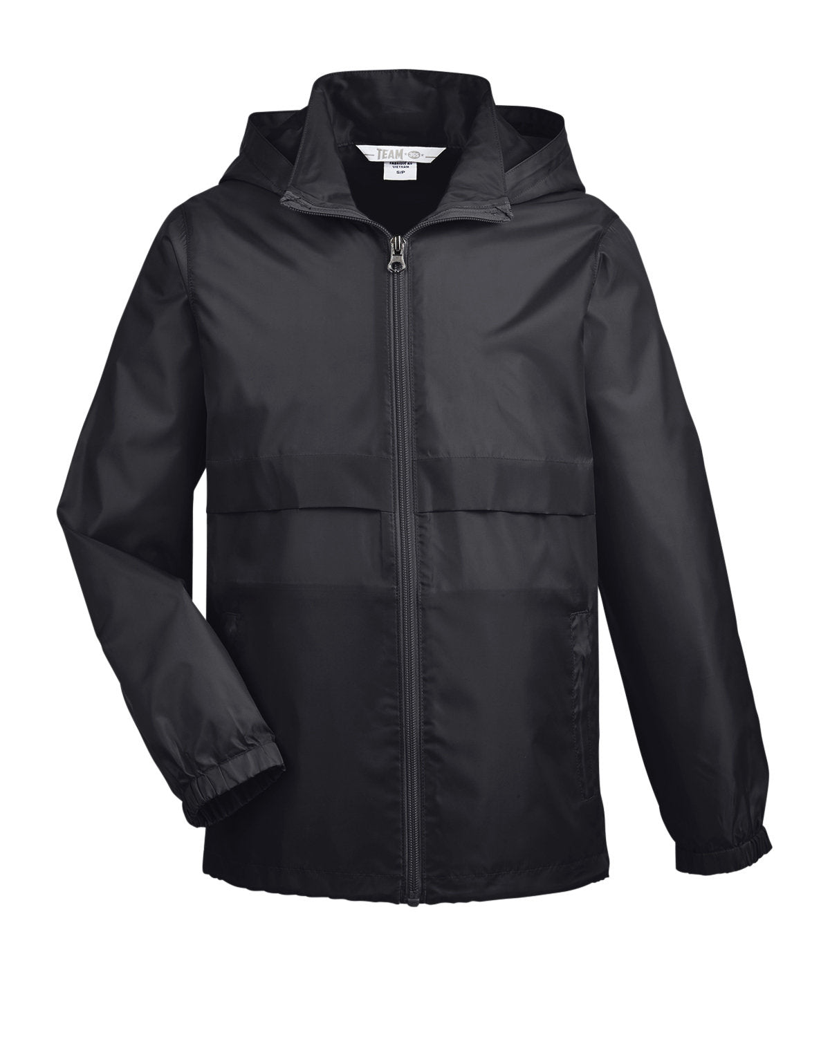 Team 365 Youth Zone Protect Lightweight Jacket - Black