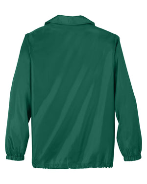 Team 365 Adult Zone Protect Coaches Jacket - Back