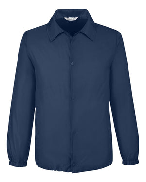 Team 365 Adult Zone Protect Coaches Jacket - Sport Dark Navy