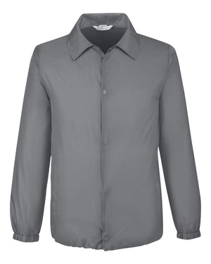 Team 365 Adult Zone Protect Coaches Jacket - Sport Graphite