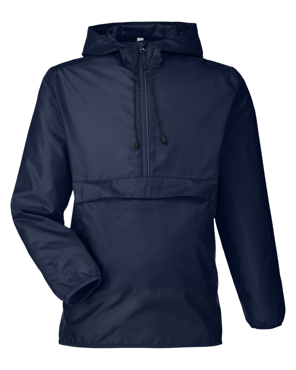 Team 365 Adult Zone Protect Packable Anorak Jacket - Sport Dark Navy