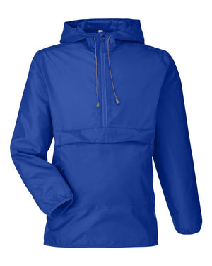 Team 365 Adult Zone Protect Packable Anorak Jacket - Sport Royal