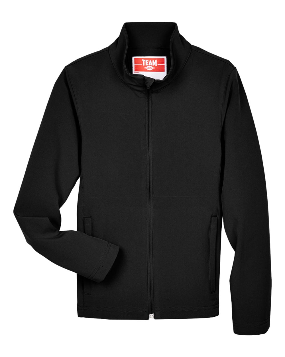 Team 365 Youth Leader Soft Shell - Black
