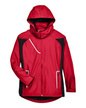 Team 365 Ladies' Dominator Waterproof Jacket - Sport Red