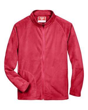 Team 365 Men's Campus Microfleece Jacket - Sport Red
