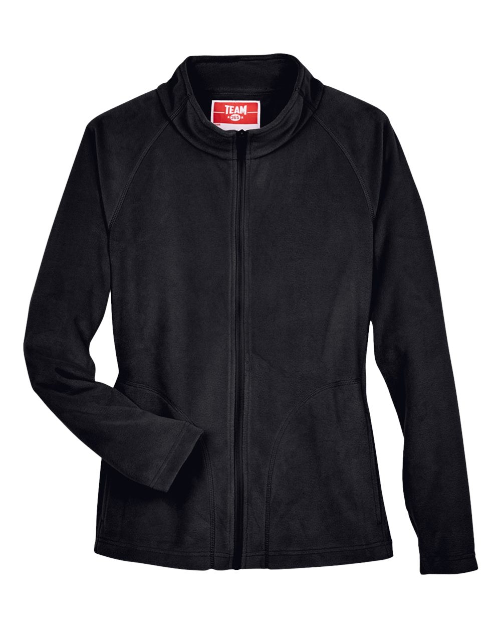 Team 365 Ladies' Campus Microfleece Jacket - Black