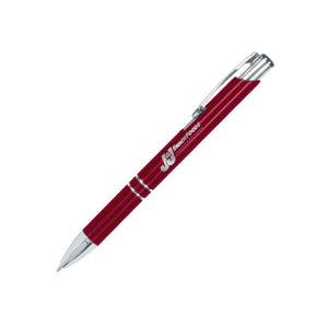 Vibe Plastic Click-Action Promotional Pen - Maroon