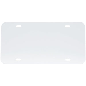 High Impact Spot Color Ad License Plate in Polybag