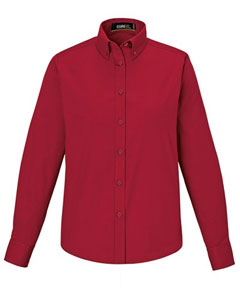 Core 365 Operate Long Sleeve Twill Shirt (Ladies') AC78193 (Red)