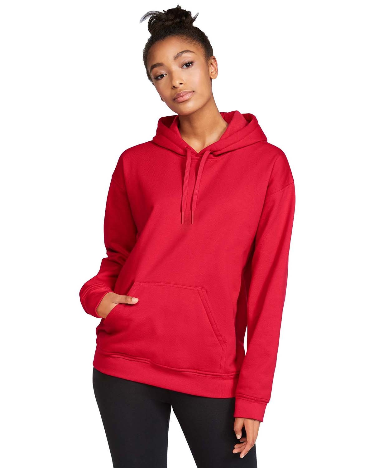 Adult Softstyle® Fleece Hooded Sweatshirt