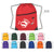 Sports Pack with Zipper - All Colours - Red with Imprint