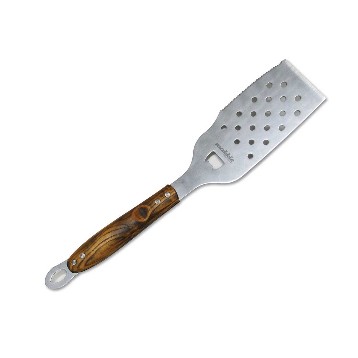 BBQ Spatula with cutting edge and bottle opener