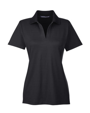 CrownLux Performance™ Ladies' Plaited Polo - Back