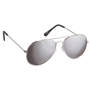 Color Mirrored Aviator Sunglasses