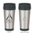 16 Oz. Stainless Steel Tumbler With Slide Action Lid And Plastic Inner Liner