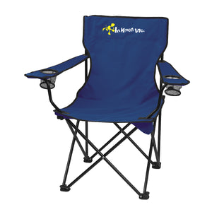 Folding Chair with Carrying Bag (7050T) - Navy Blue