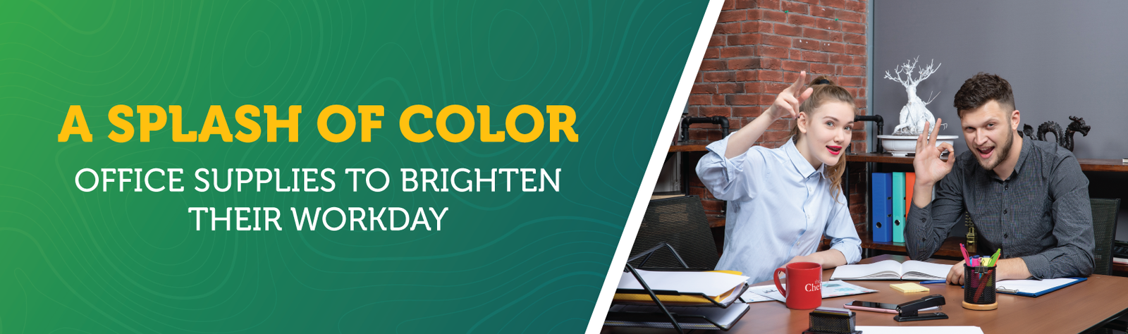 A Splash of Color: Office Supplies to Brighten Their Workday