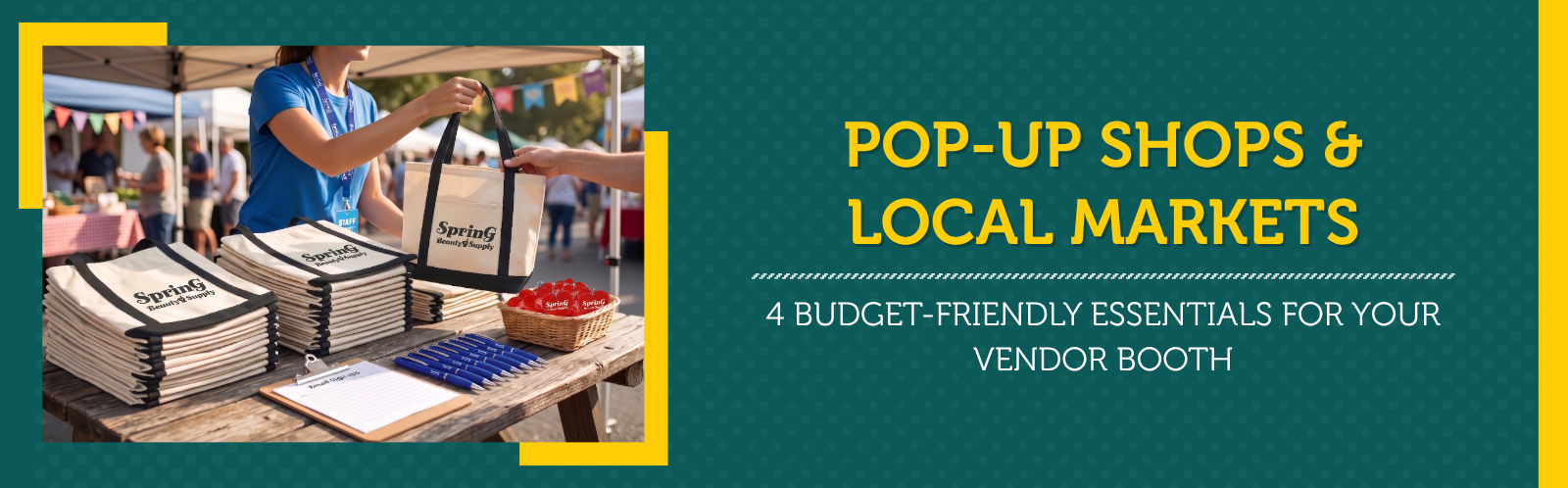 Pop-Up Shops & Local Markets: 4 Budget-Friendly Essentials for Your Vendor Booth