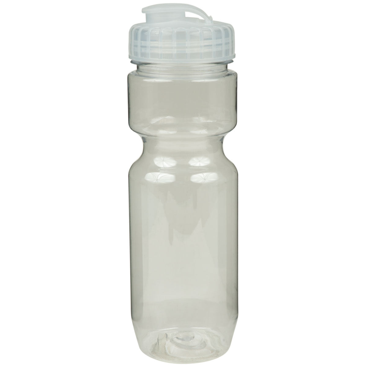 22 oz. Translucent Contour Bike Bottle - Clear With Clear Lid