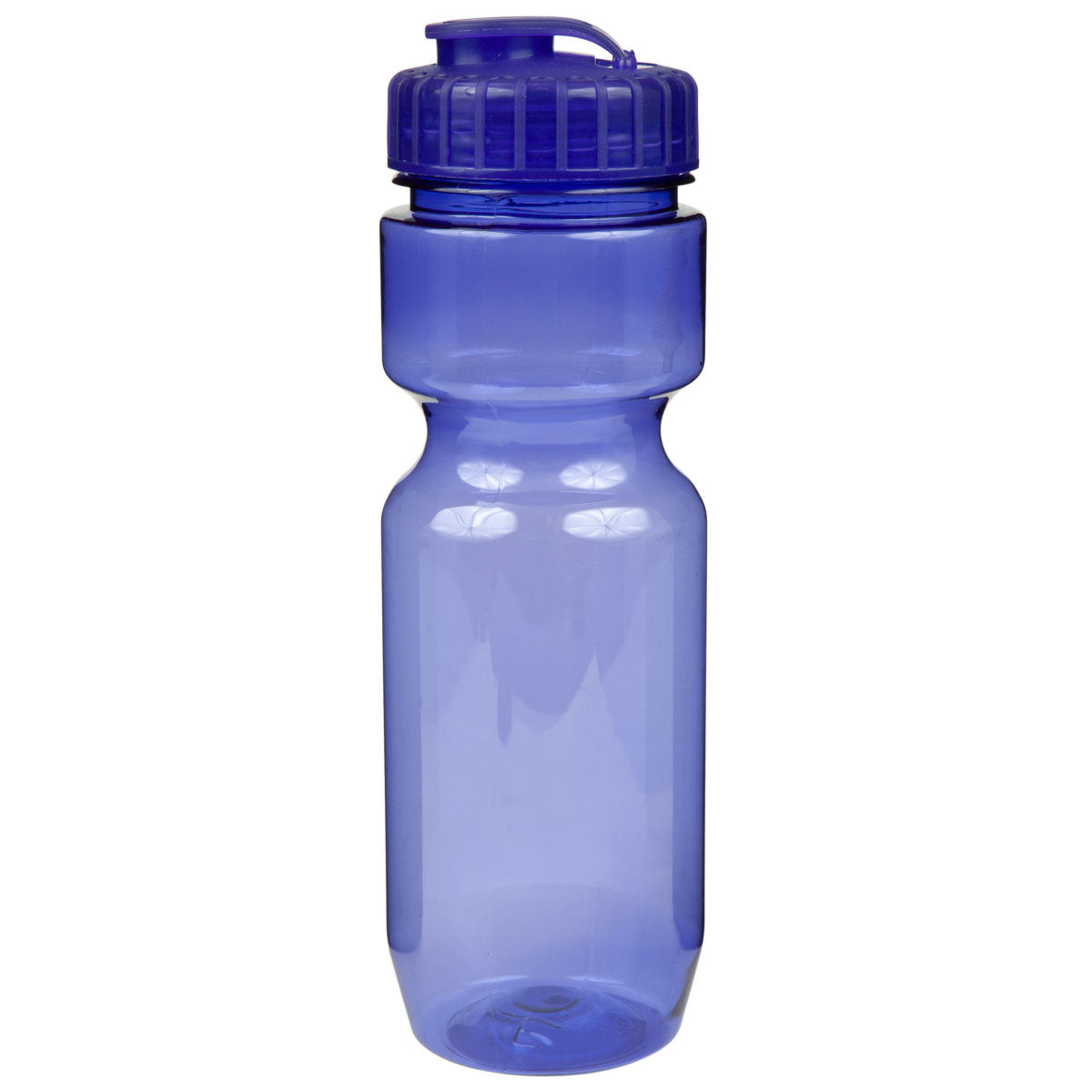22 oz. Translucent Contour Bike Bottle - Translucent Purple With Translucent Purple Lid