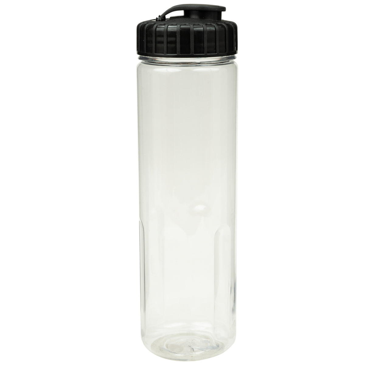 24 oz Prestige Bottle with Flip Top Lid - Clear With Black Lid