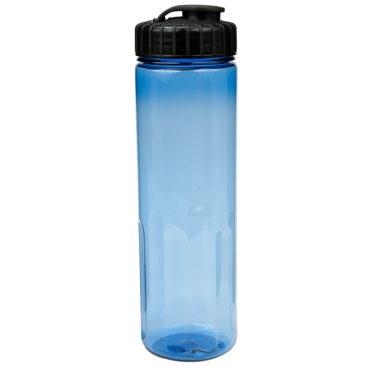 24 oz Prestige Bottle with Flip Top Lid - Translucent Blue With Black Lid
