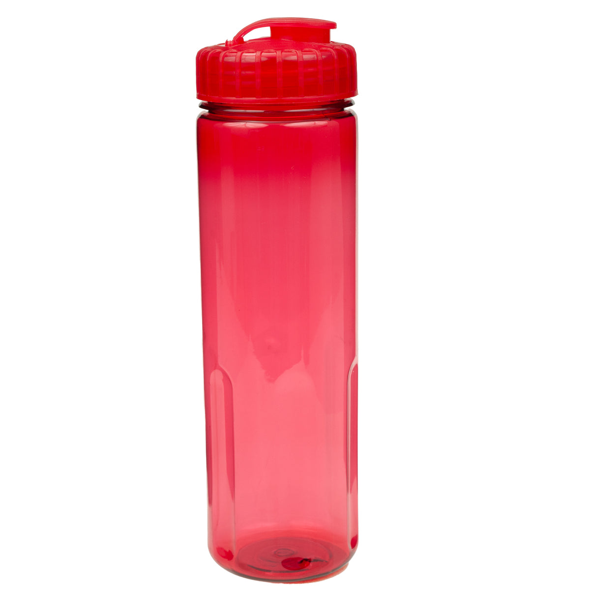 24 oz Prestige Bottle with Flip Top Lid - Translucent Red With Translucent Red Lid