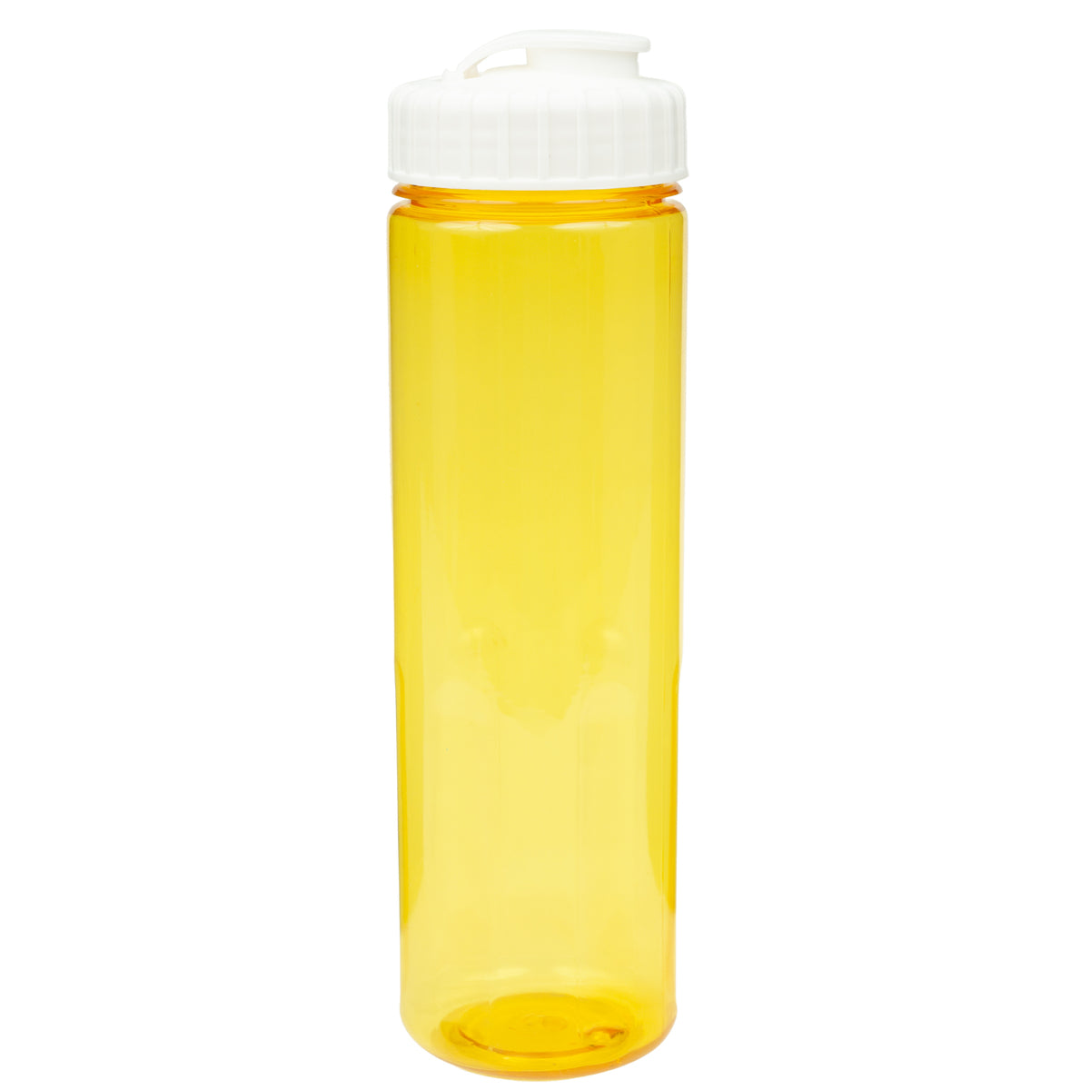 24 oz Prestige Bottle with Flip Top Lid - Translucent Yellow With White Lid