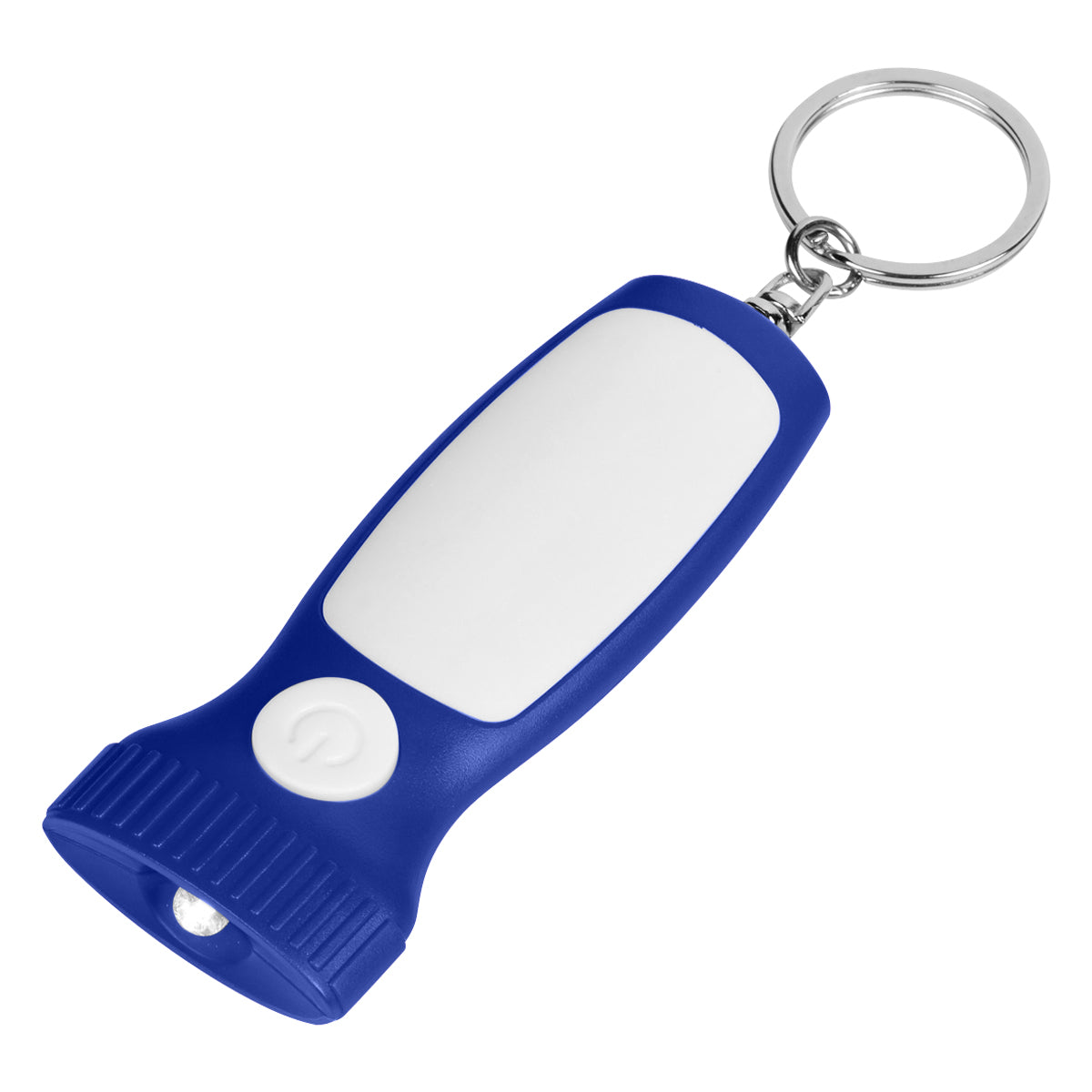 Slim LED Light Key Chain - Blue With White