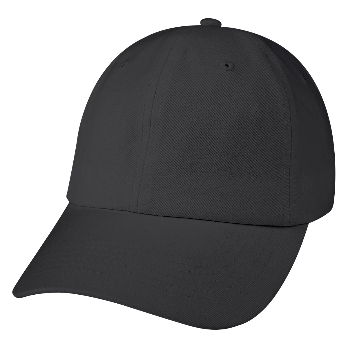 Washed Cotton Cap - Black