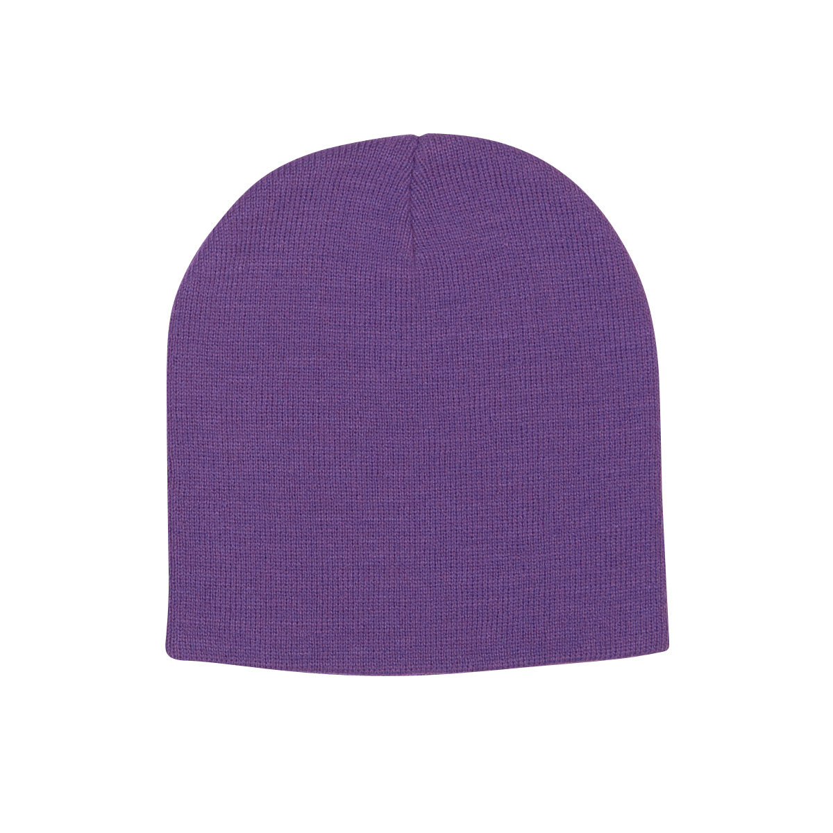 Knit Beanie Cap - Purple
