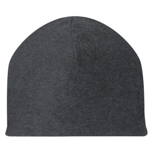 Double Layer Fleece Beanie - Charcoal