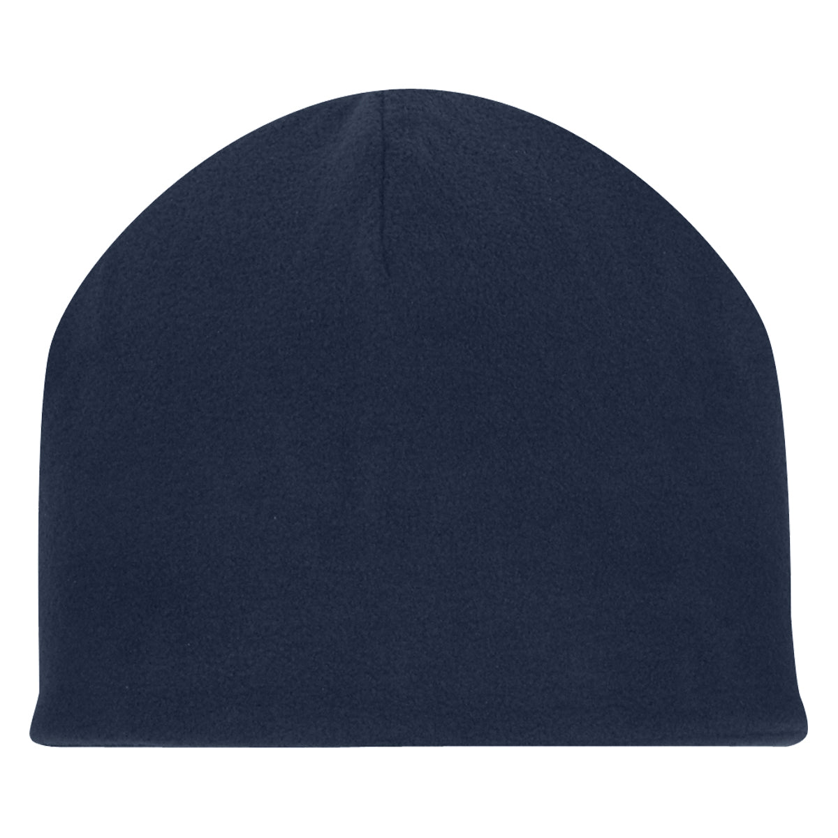 Double Layer Fleece Beanie - Navy Blue