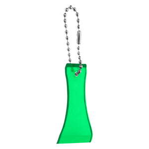 Lottery Scratcher With Bead Chain - Translucent Green