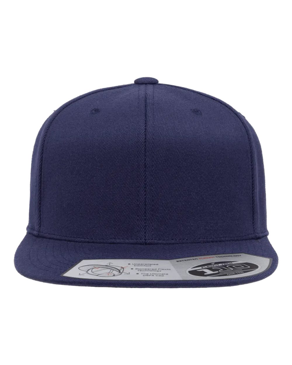 Flexfit Adult Wool Blend Snapback Cap - Navy