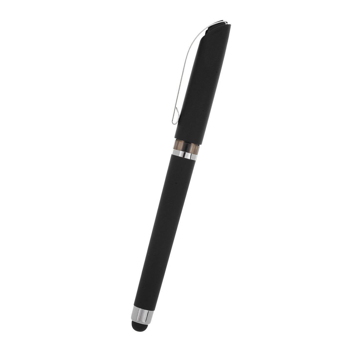 AVENDALE VELVET TOUCH STYLUS GEL PEN - Black