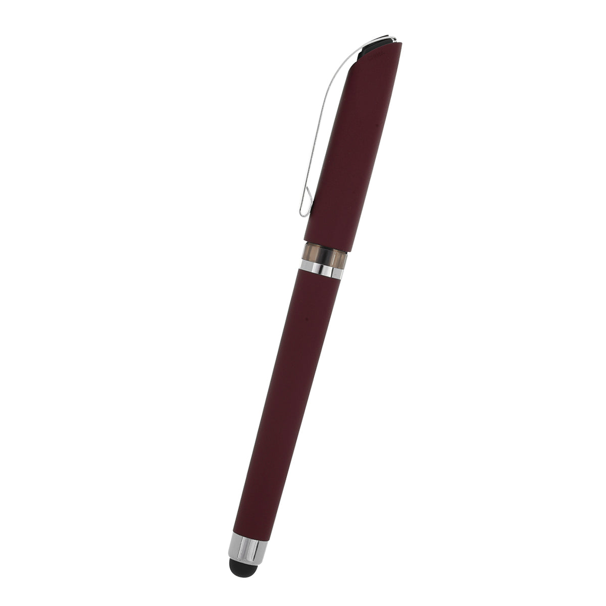 AVENDALE VELVET TOUCH STYLUS GEL PEN - Maroon