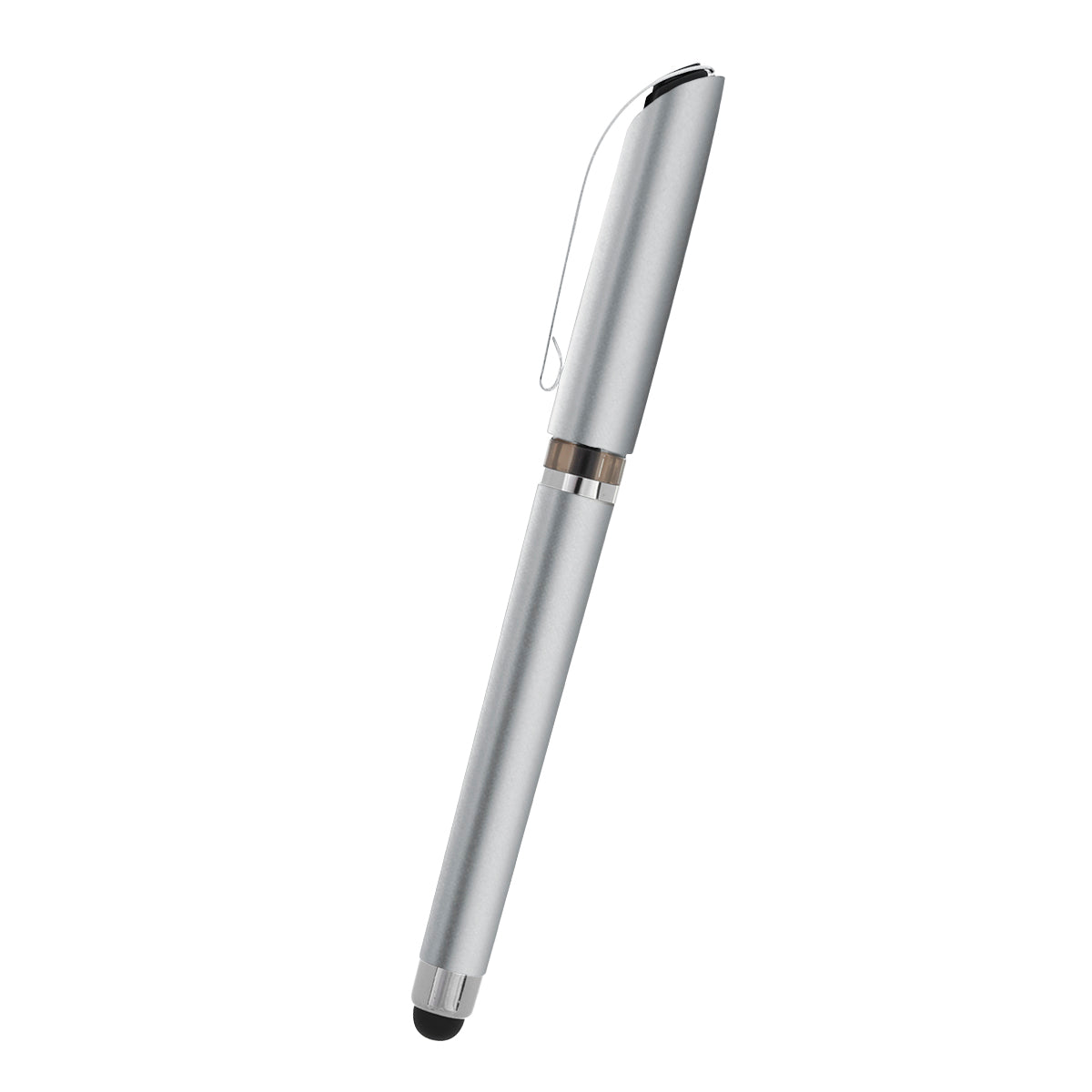 AVENDALE VELVET TOUCH STYLUS GEL PEN - Metallic Silver