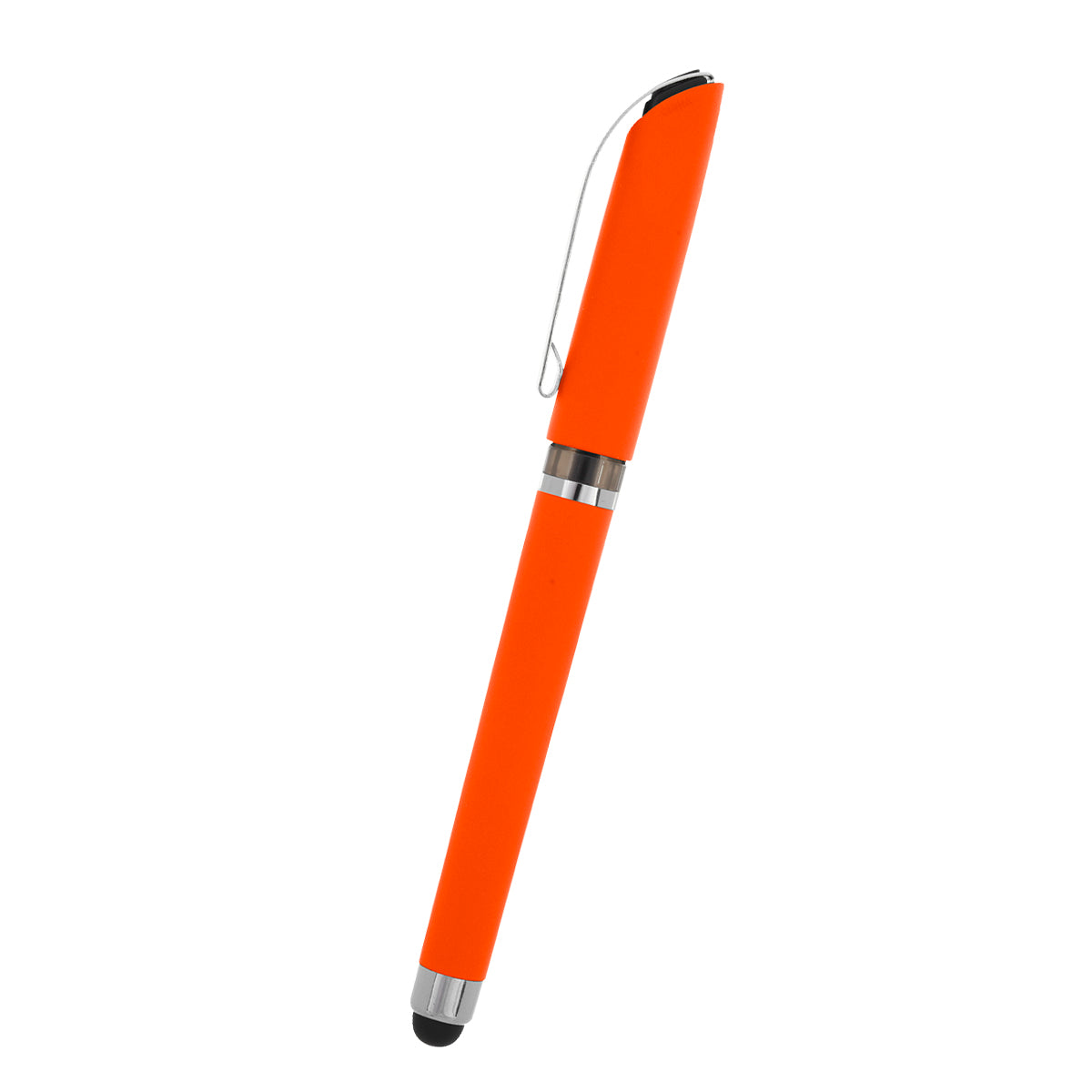 AVENDALE VELVET TOUCH STYLUS GEL PEN - Orange