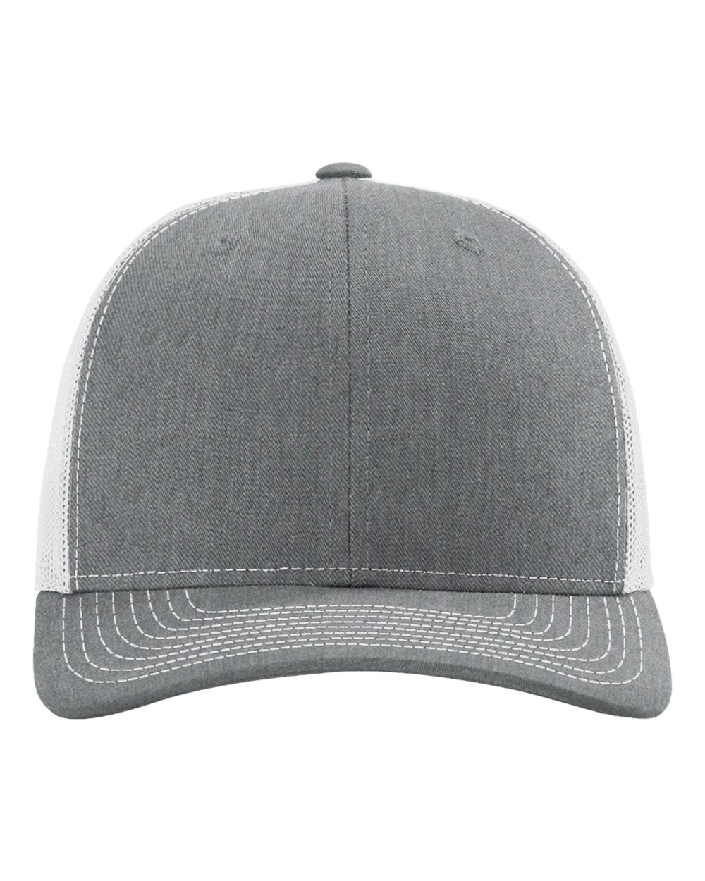 Richardson 112 Adjustable Snapback Trucker Cap - Heather Grey/ Light Grey
